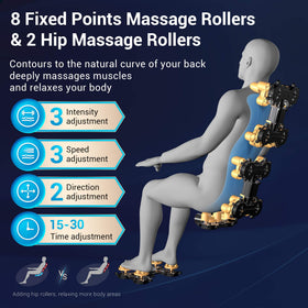 Mazzup Massage Chair with USB charging port close-up