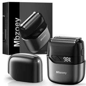 Mbzoey Electric Foil Shaver front view with compact design