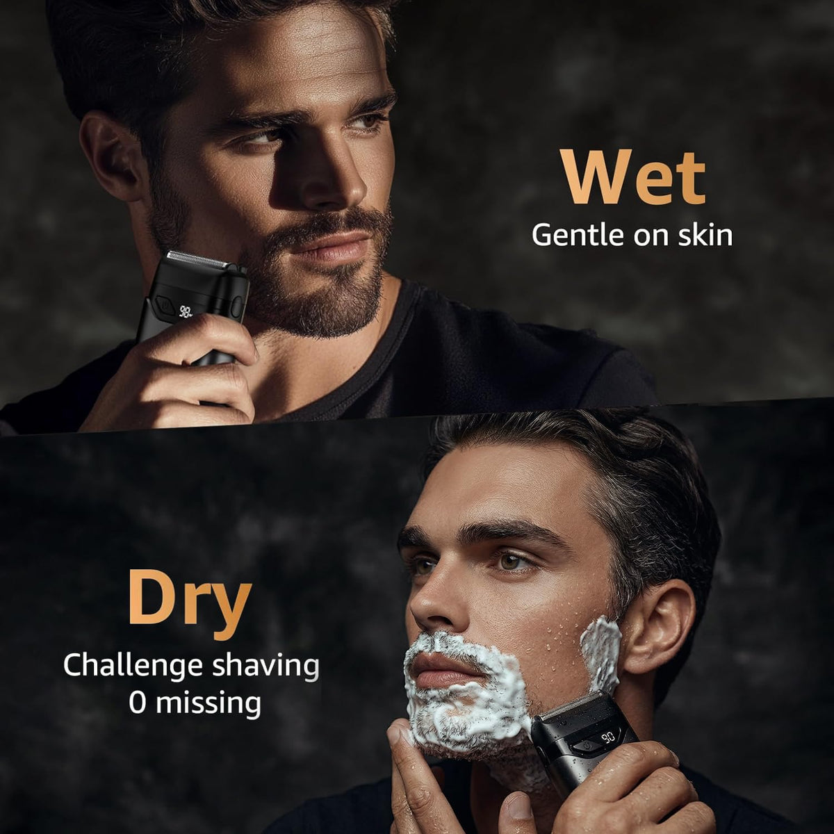 Mbzoey Electric Foil Shaver with USB-C charging cable