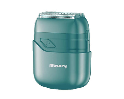 Mbzoey Mini Shaver front view with USB-C charging port