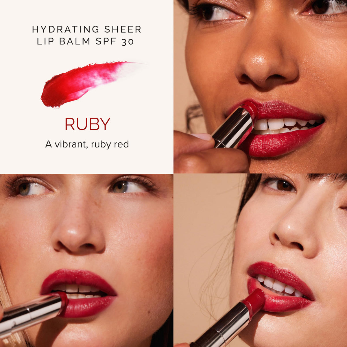MDSolarSciences Tinted Sheer Lip Balm SPF 30 Ruby lifestyle shot