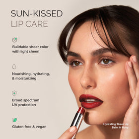 MDSolarSciences Tinted Sheer Lip Balm SPF 30 Ruby texture close-up