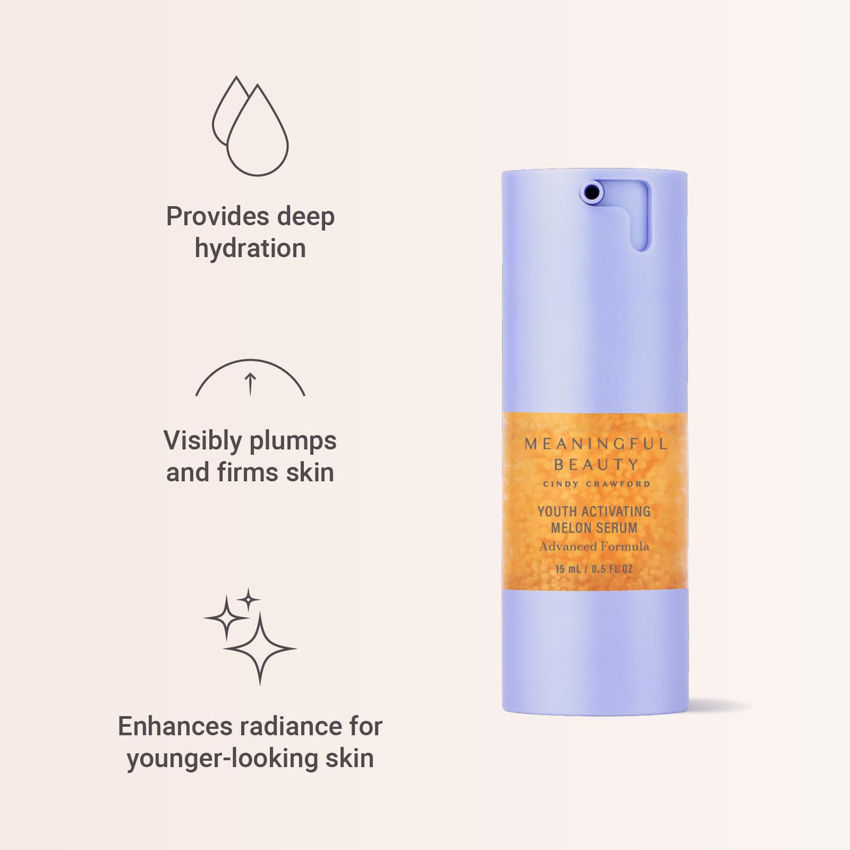 Meaningful Beauty Youth Activating Melon Serum 0.5 Oz packaging