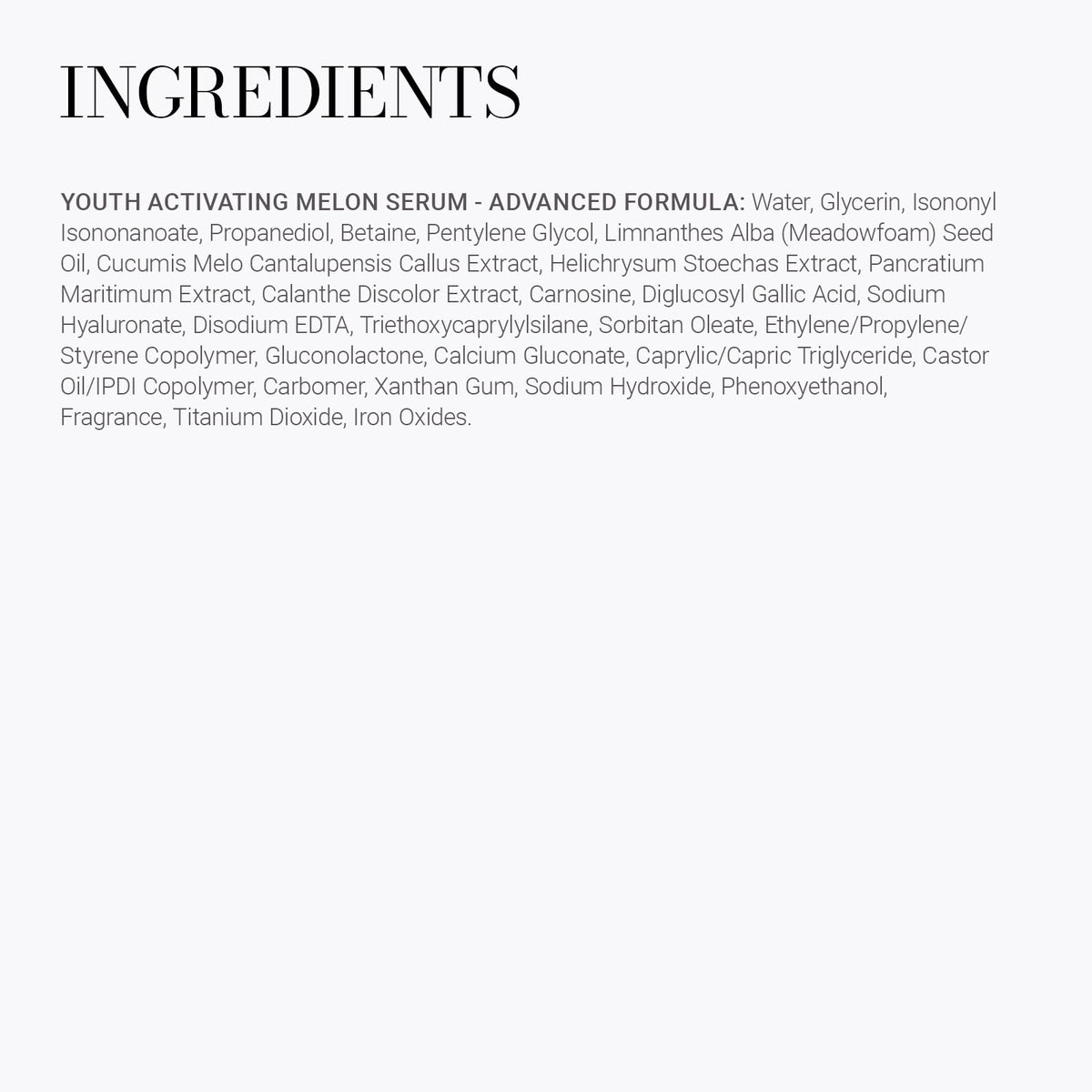 Meaningful Beauty Youth Activating Melon Serum application on skin