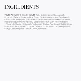 Meaningful Beauty Youth Activating Melon Serum displayed on a vanity