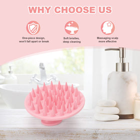 Meartchy Shampoo Brush highlighting waterproof feature
