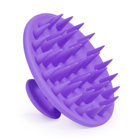Meartchy Silicone Scalp Massager in purple front view
