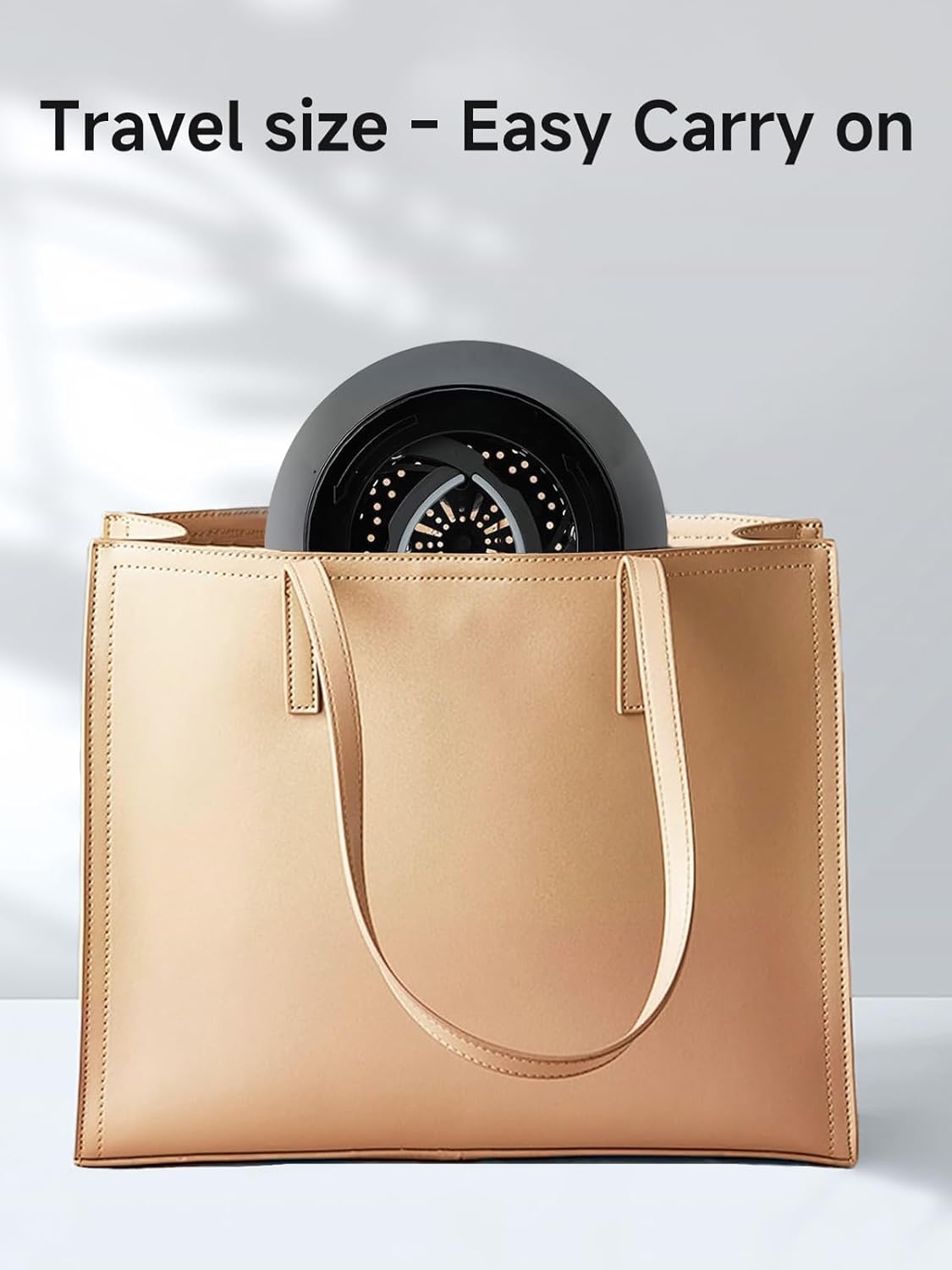 meborll Hair Diffuser showing compatibility with hair dryer