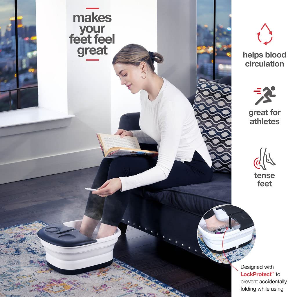 Medical king Foot Spa featuring removable massage rollers