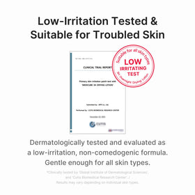 medicube 3H Overnight Drying Lotion in hand for demonstration