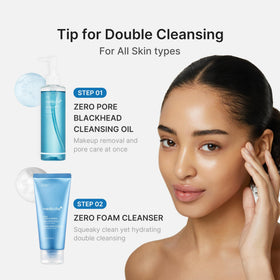 medicube Cleansing Oil Zero Pore Blackhead 205ml texture demonstration