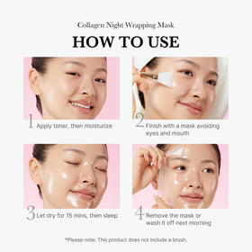 medicube Collagen Overnight Peel Off Facial Mask ingredients list