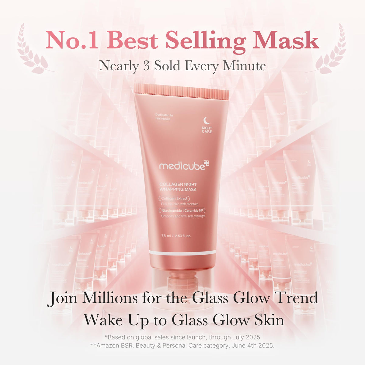 medicube Collagen Overnight Peel Off Facial Mask packaging