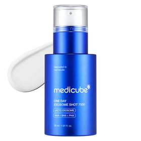 medicube Exosome Shot Zero Facial Serum front view with packaging