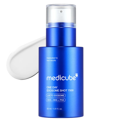 medicube Exosome Shot Zero Facial Serum front view with packaging