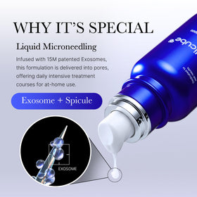 medicube Exosome Shot Zero Facial Serum texture on skin