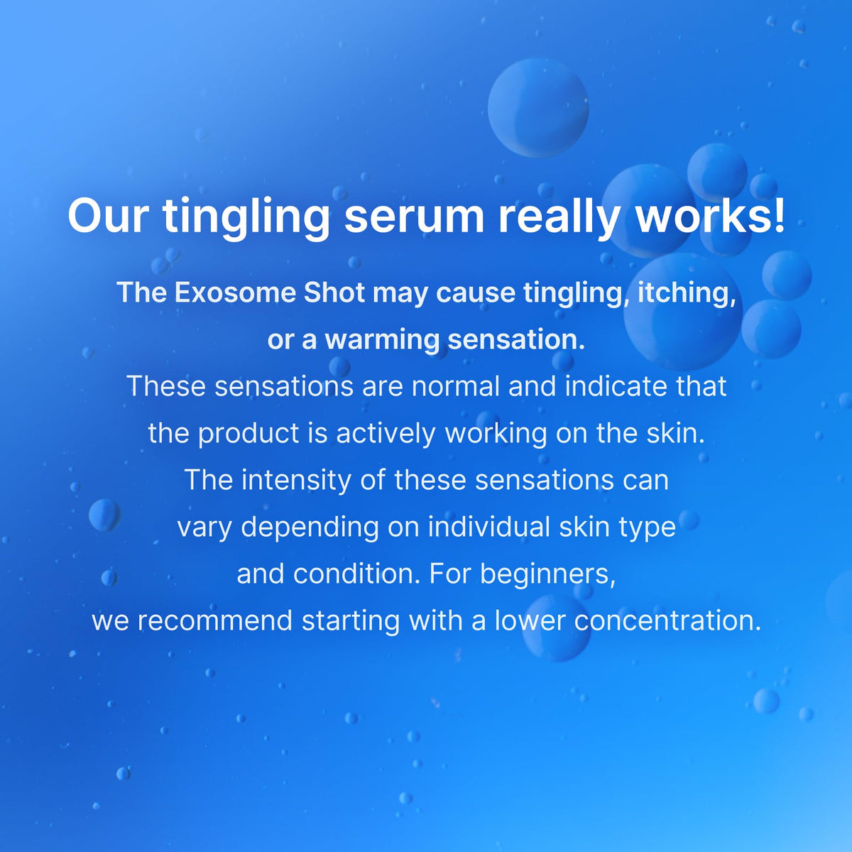 medicube Exosome Shot Zero Serum application on skin
