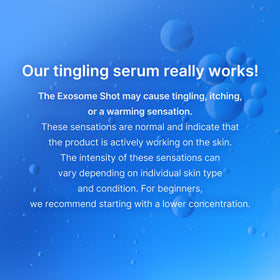 medicube Exosome Shot Zero Serum application on skin