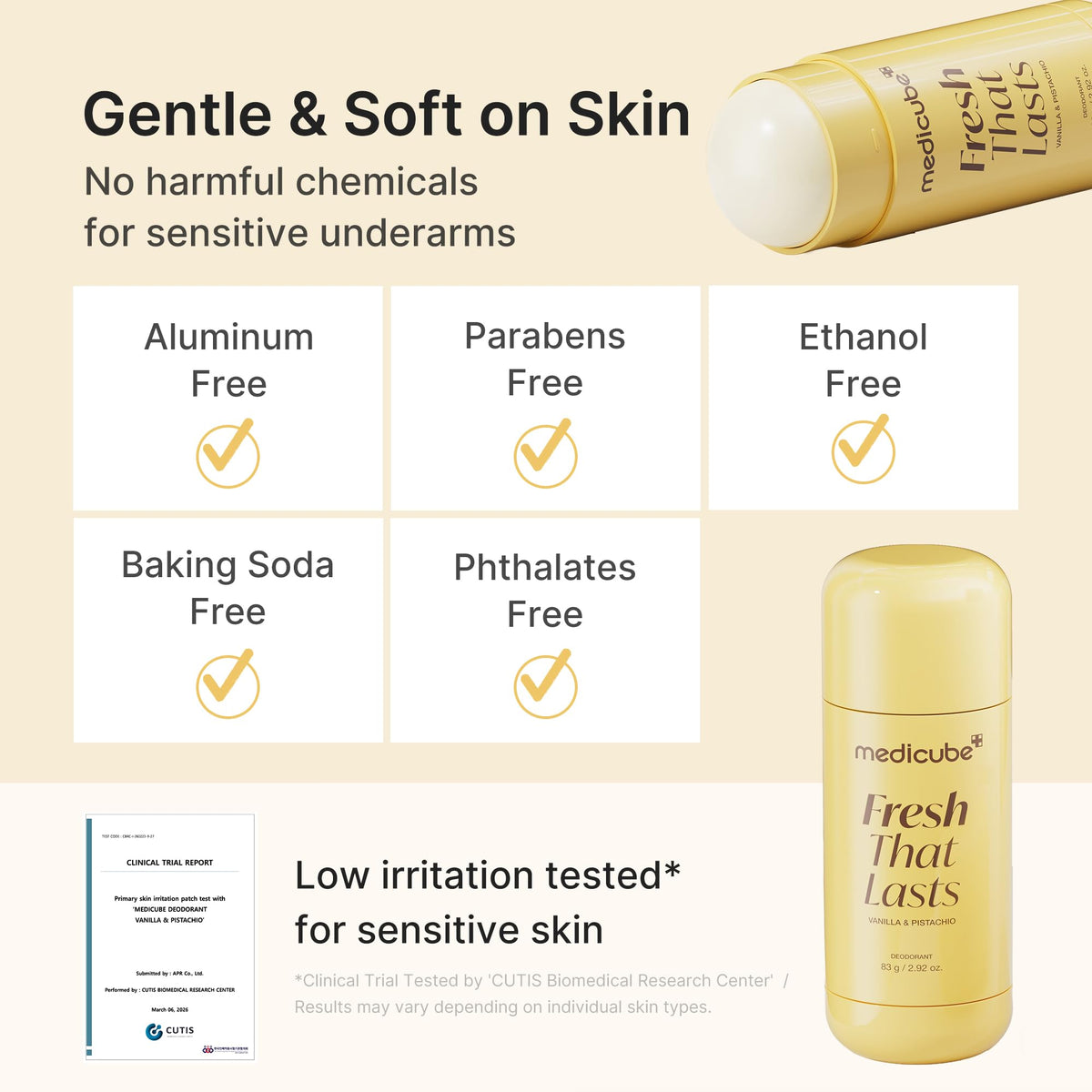 medicube Kojic Acid & Turmeric Deodorant close-up