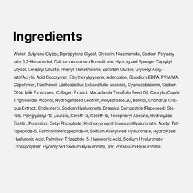 medicube PDRN Pink Collagen Exosome Serum ingredients list