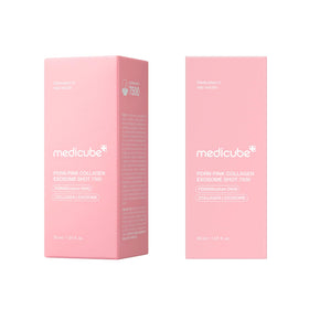 medicube PDRN Pink Collagen Exosome Serum lifestyle shot