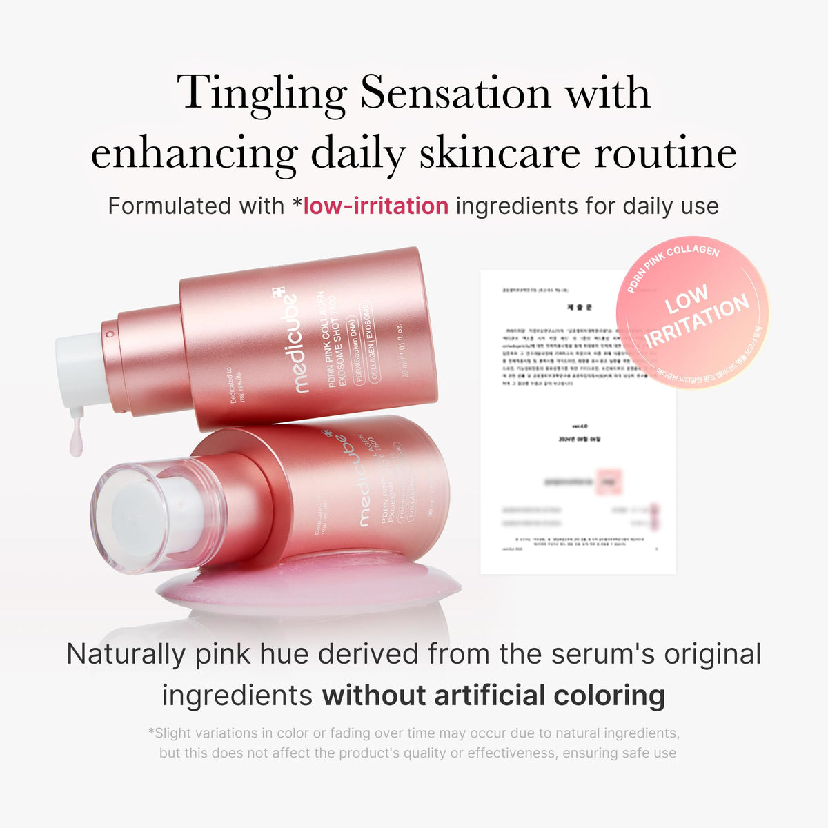 medicube PDRN Pink Collagen Exosome Serum packaging