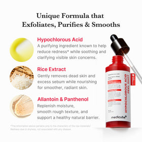 medicube Peel Shot application on skin