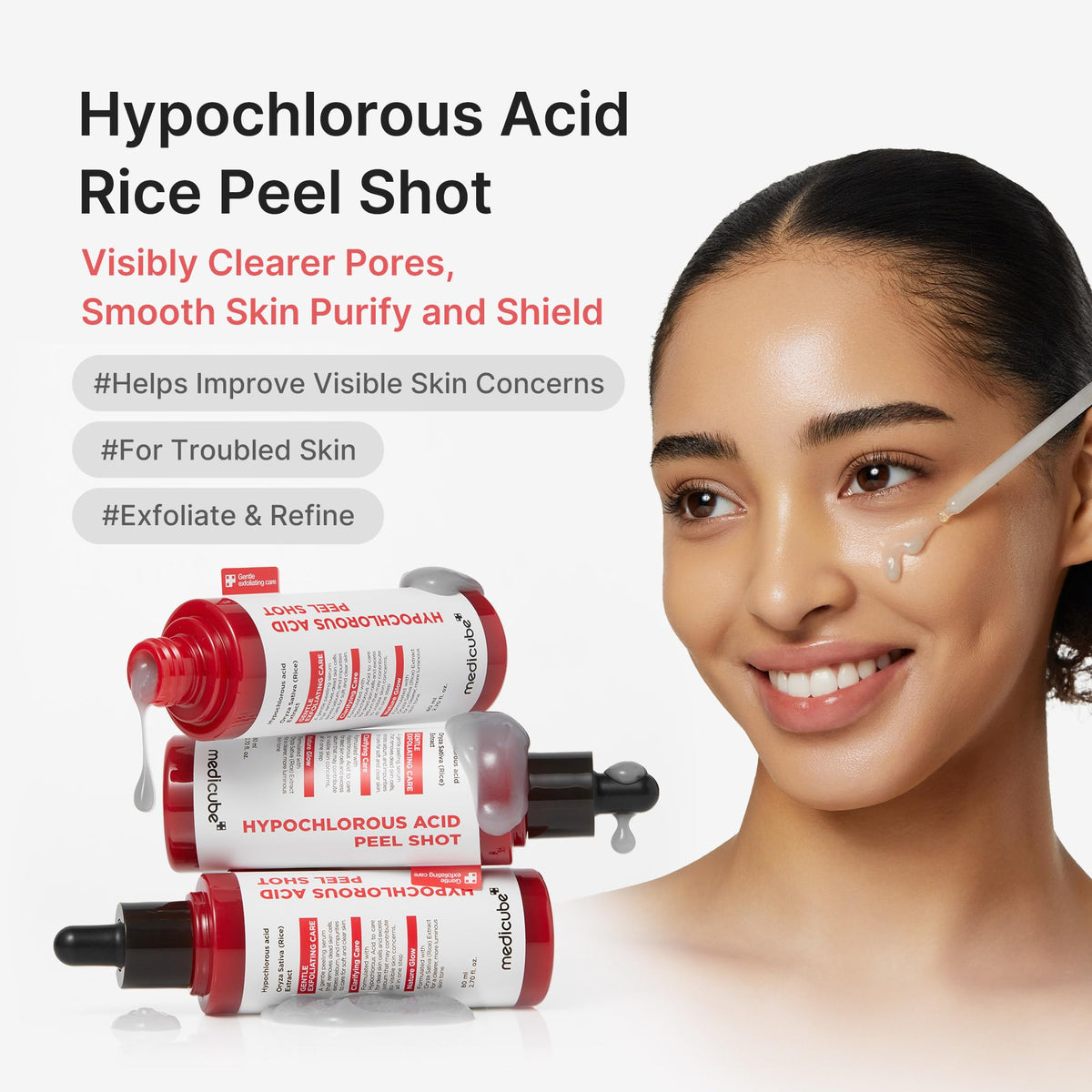 medicube Peel Shot bottle side view