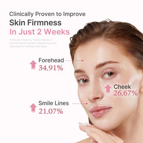medicube Pink Peptide Serum with ingredients displayed