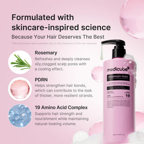 medicube Rosemary PDRN Shampoo texture close-up