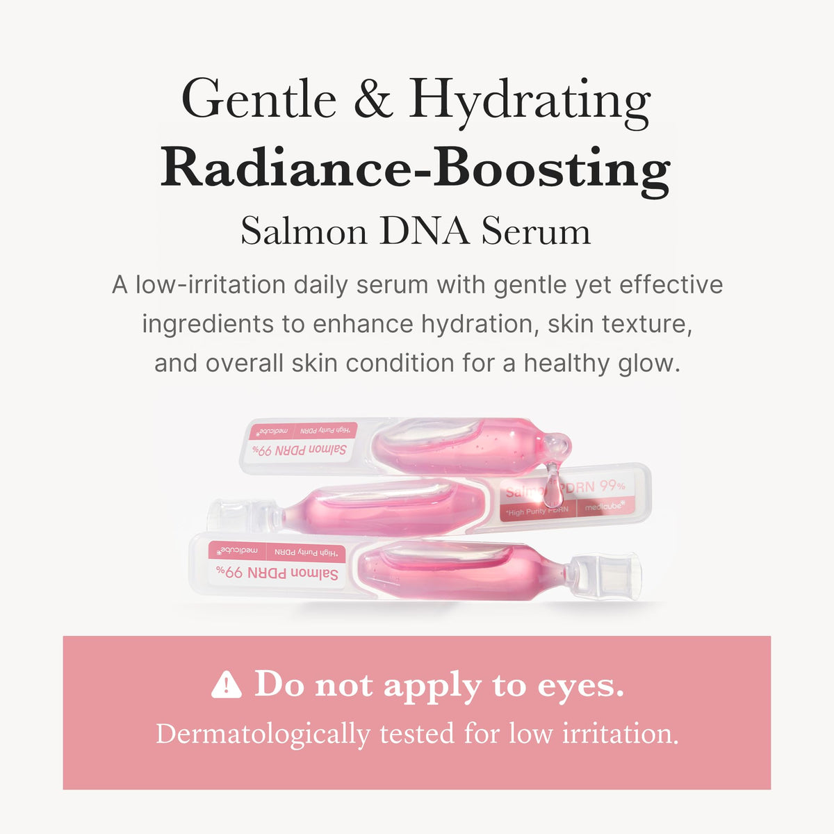 medicube Salmon DNA PDRN Pink One Day Serum texture close-up