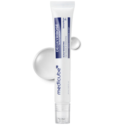 medicube Scalp Serum front view with cooling massage balls