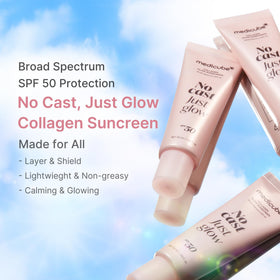 medicube Sunscreen No Cast Just Glow Collagen SPF 50 back view