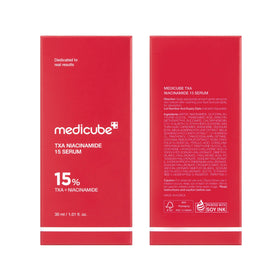medicube TXA & Niacinamide 15% Glow Serum texture on skin