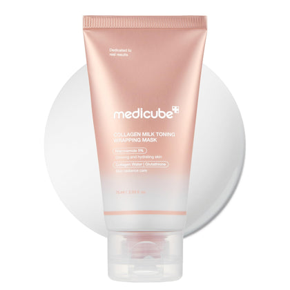 medicube Wrapping Mask Collagen Glazed Milky Glow front view
