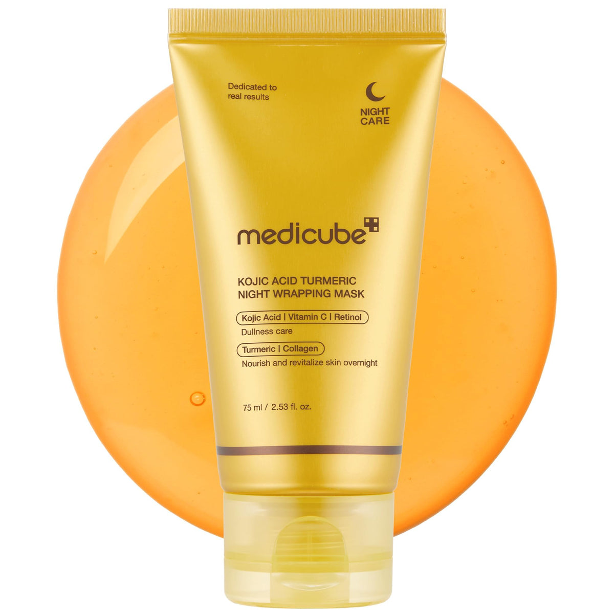 medicube Wrapping Mask Kojic Acid front view with packaging