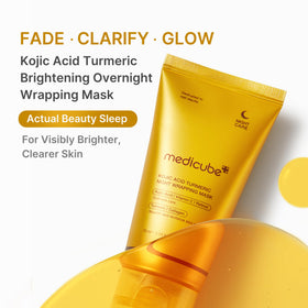 medicube Wrapping Mask Kojic Acid texture close-up