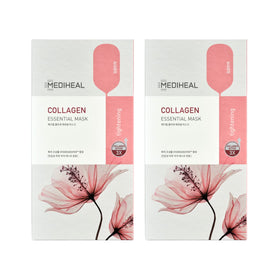 MEDIHEAL Collagen Essential Face Mask 20 Count front view