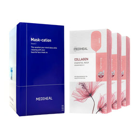 MEDIHEAL Collagen Essential Face Mask 30 Count front view