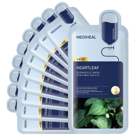 MEDIHEAL Dermaplus Heartleaf Daily Soothing Mask front view