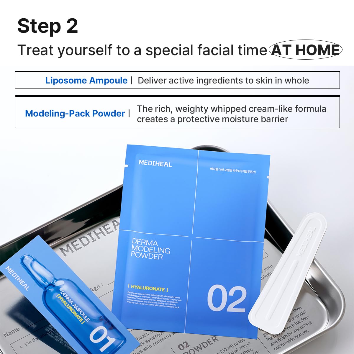 MEDIHEAL Hyaluronate Derma Modeling Pack contents