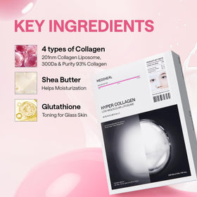 MEDIHEAL Hyper Collagen Mask back packaging view