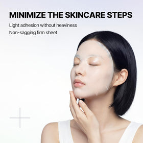 MEDIHEAL Madecassoside Derma 365 Daily Face Mask in use