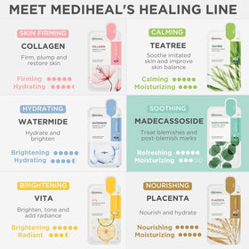 Mediheal Madecassoside Sheet Mask in eco-friendly packaging