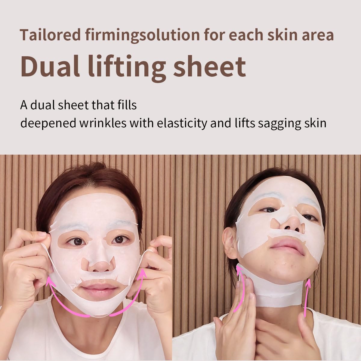 MEDIHEAL Retinol Collagen Lifting Mask displayed with skincare routine products
