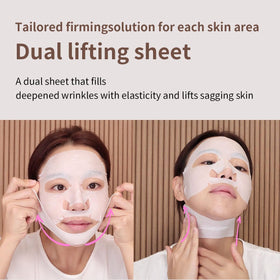 MEDIHEAL Retinol Collagen Lifting Mask displayed with skincare routine products