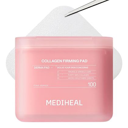 MEDIHEAL Retinol & Peptide Toner Pads front view with packaging