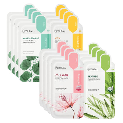 MEDIHEAL Sheet Mask Essential HERO 16 Pack front view