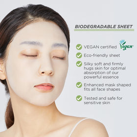 MEDIHEAL Tea Tree Essential Face Mask application on model