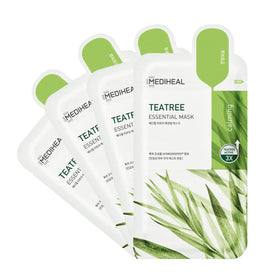 MEDIHEAL Tea Tree Essential Face Mask packaging front view
